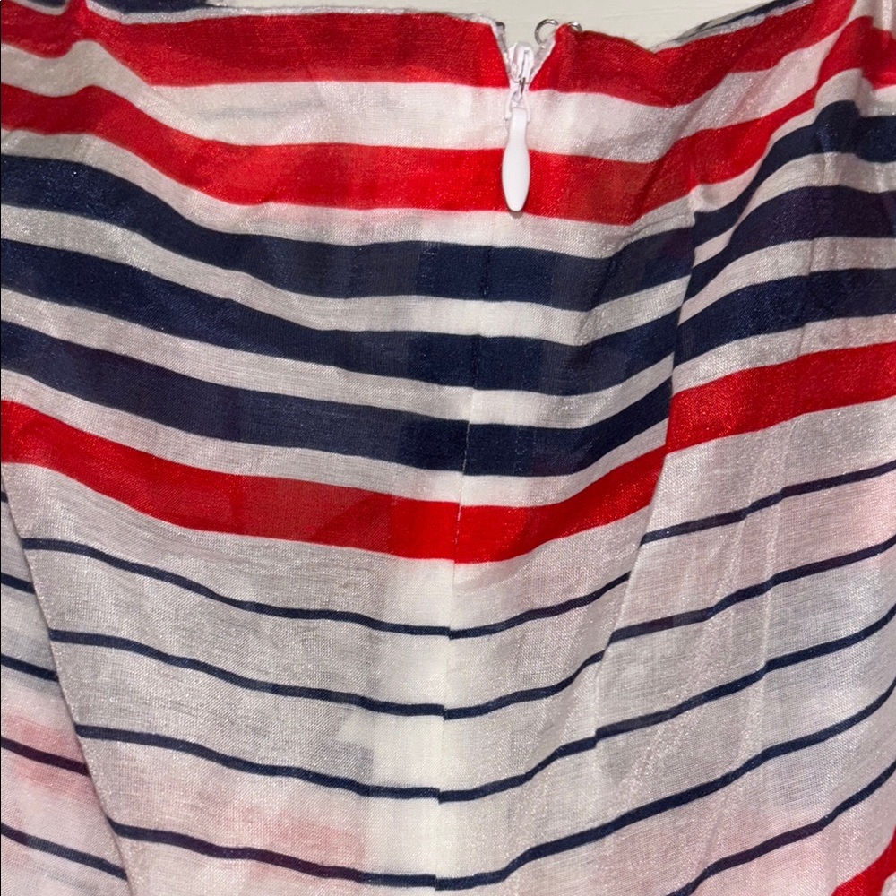 Fiorucci Striped Red and Black Mini Dress - Picture 5 of 8